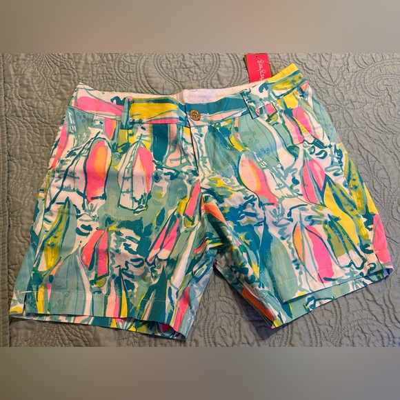Lilly Pulitzer Jayne Short in Beach and Bae NWT - Picture 4 of 4